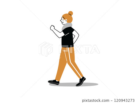 Women walking Women walking 120943273