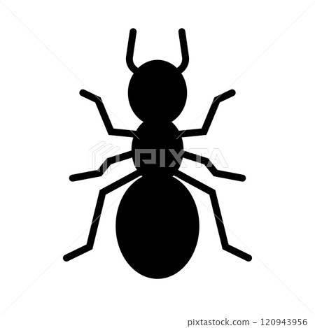 Ant silhouette Ant silhouette 120943956
