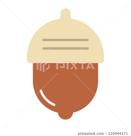 Acorns and nuts 120944171