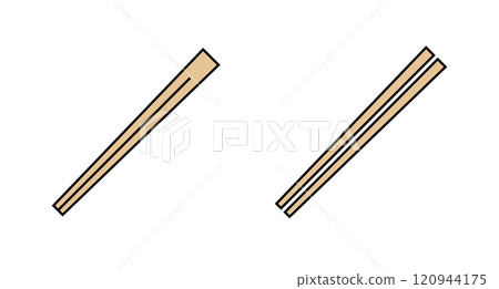 未斷和斷的筷子 120944175