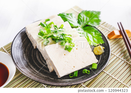 Firm tofu sashimi 120944323