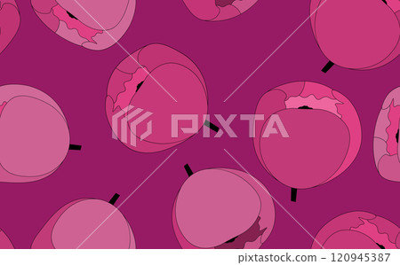 Spring colorful vector illustration with pink roses. Cartoon style. Design for fabric, textile, paper. Holiday print for Easter, Birthday, 8 March. Flowers with leaves 120945387