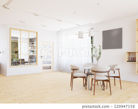 Cozy dining space 120947158