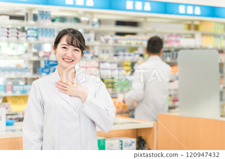 Pharmacists working in pharmacies, hospitals, and drug stores (prescriptions, medicines, supplements) 120947432