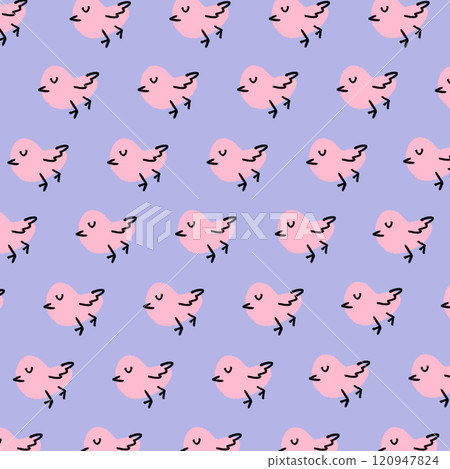Scandinavian style small bird background image illustration 2 Scandinavian style small bird background image illustration 2 120947824