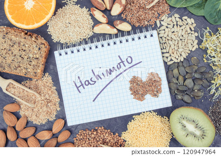 Nutritious ingredients and inscription hashimoto 120947964
