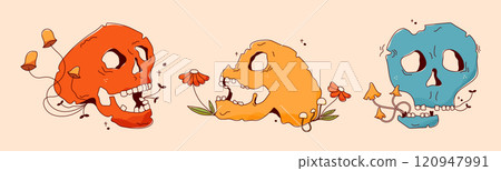 Cutie colorful elements. 120947991