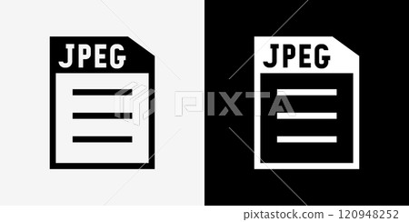 Set of image files, documents and software icons 120948252