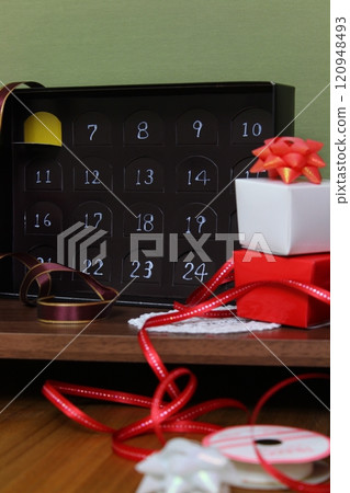 手工製作的降臨節日曆/裝飾/成人風格[複製空間/簡單] 120948493