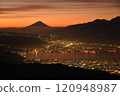 Night view from Takabocchi and Lake Suwa 120948987