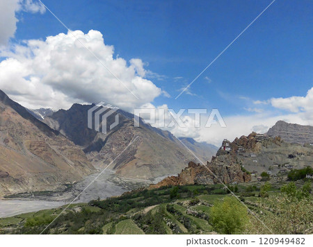 Dhankar Gompa，一座建在印度北部喜馬偕爾邦未開發地區斯皮蒂河懸崖上的修道院 120949482
