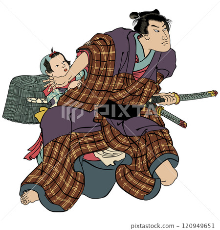 [Mirror of Loyal Samurai and Loyal Retainers: Masatane Fuwa] - [Utagawa Kuniyoshi] 120949651