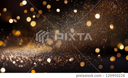 Sparkling particles of celebration 120950226