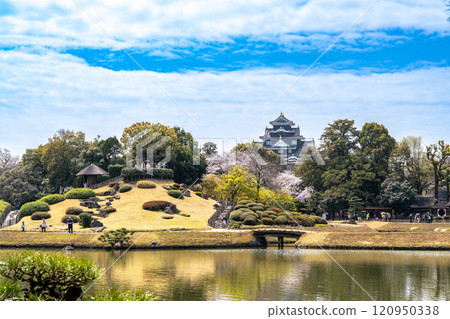 【日本三大名園】後樂園特別風景泉 由神山與岡山城隔池10 岡山縣岡山市北區 【日本三大名園】後樂園特別風景泉 由神山與岡山城隔池10 岡山縣岡山市北區 120950338