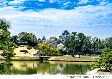 【日本三大名園】後樂園、由神山、岡山城的特別風景泉 岡山縣岡山市北區隔池1 120950355
