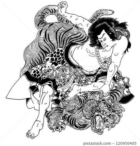 [Suikoden Actor Mirror] - [Utagawa Kuniteru] 120950485