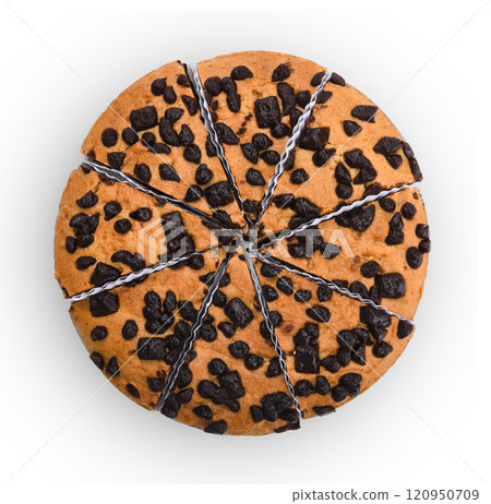 Brookie, delicious desserts isolated on white background. 120950709