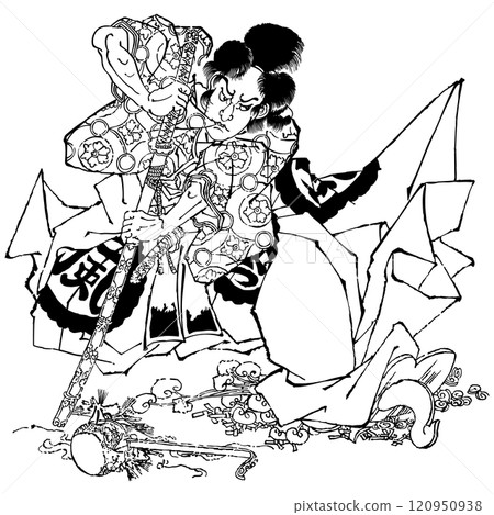 [風間正定二郎]-[歌川國芳] 120950938