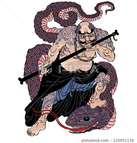 [水滸傳英雄鏡]-[歌川芳晴] 120952138