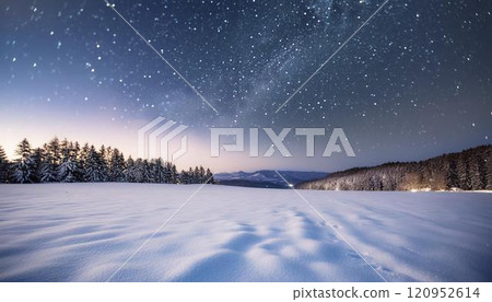 Snowy fields and starry skies 4 120952614