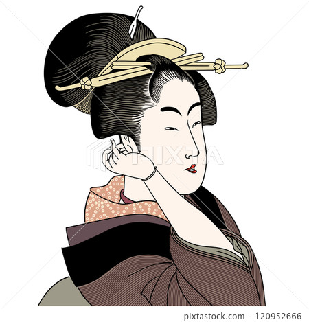 【六大名美女選】—【北川歌麻呂】 120952666