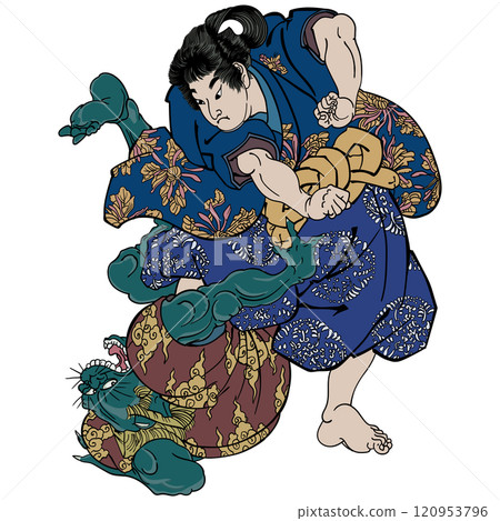 [Beautiful Suikoden "Temple Adjutant Shiragikumaru" - [Yoshitoshi Tsukioka] 120953796