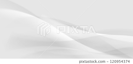 Abstract White Background with Smooth Curves Abstract White Background with Smooth Curves 120954374