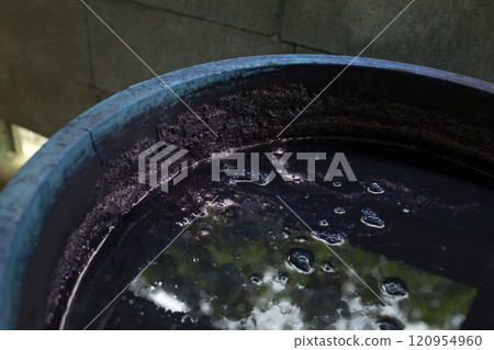 Indigo dye Indigo dye 120954960
