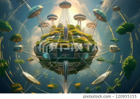 A future in harmony with nature, SF (sustainability, IR, investment) 120955155