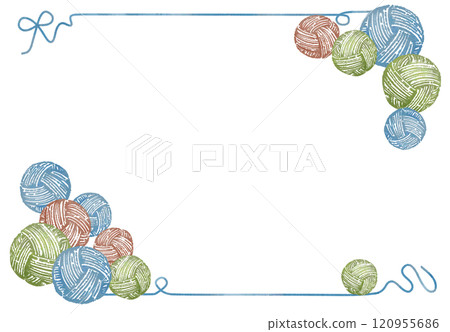 羊毛插畫框架材料 120955686