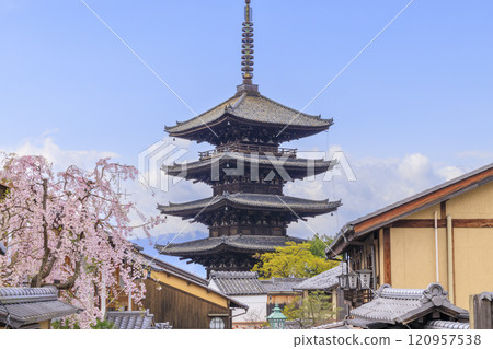 東山附近Sannenzaka Ninnenzaka Yasaka塔 東山附近Sannenzaka Ninnenzaka Yasaka塔 120957538