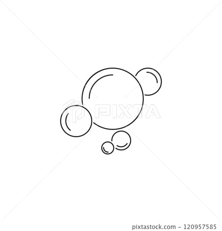 bubble icon vector illustration design template 120957585