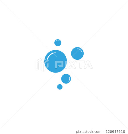 bubble icon vector illustration design template 120957618