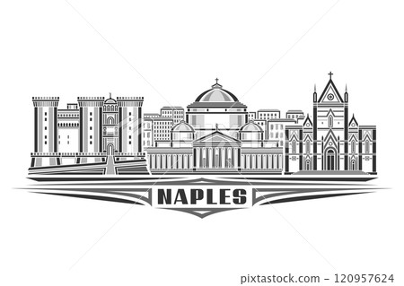 Vector illustration of Naples 120957624