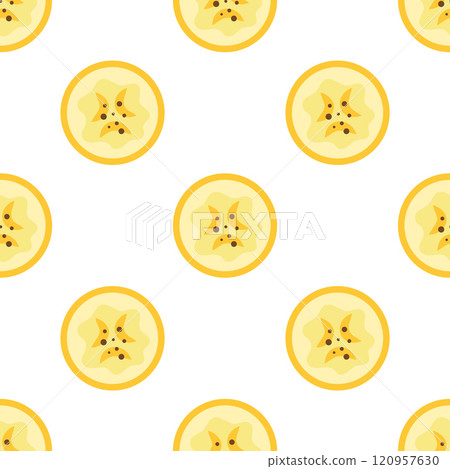 banana slice seamless pattern banana slice seamless pattern 120957630