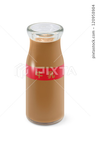 Coffee milk bottle illustration realistic Coffee milk bottle illustration realistic 120958984