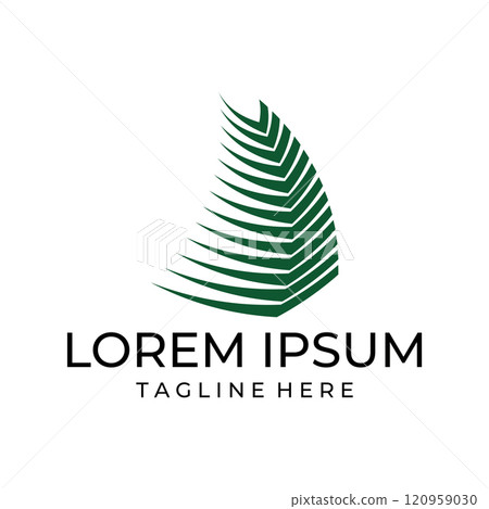 leaf vector illustration design icon logo 120959030