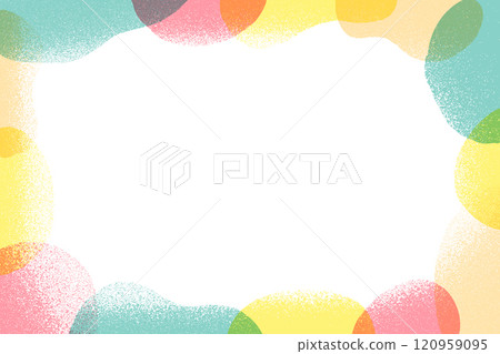 Hand-drawn pop and colorful frame material Hand-drawn pop and colorful frame material 120959095