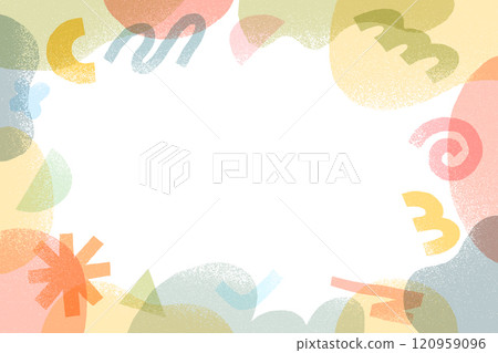Colorful frame material with abstract patterns Colorful frame material with abstract patterns 120959096