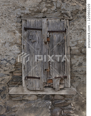 ancient window shutters 120960209