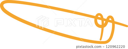 Hand drawn illustration of a rolled cigarette with a filter tied in a knot, symbolizing quitting smoking and highlighting the dangers of nicotine addiction Hand drawn illustration of a rolled cigarette with a filter tied in a knot, symbolizing quitting smoking and highlighting the dangers of nicotine addiction 120962220