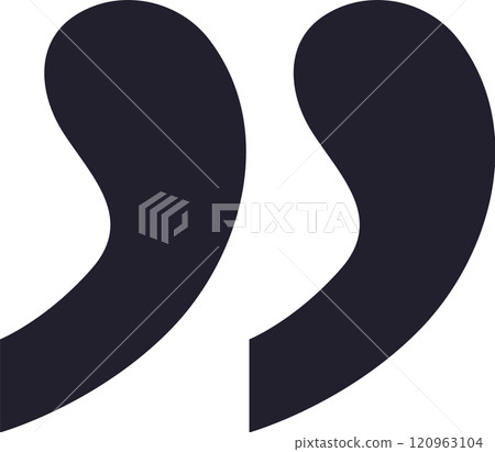 Quotation marks represent reported speech or a citation, indicating words spoken or written by someone else, fostering accurate communication Quotation marks represent reported speech or a citation, indicating words spoken or written by someone else, fostering accurate communication 120963104