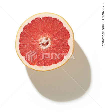 fresh red grapefruit 120963178