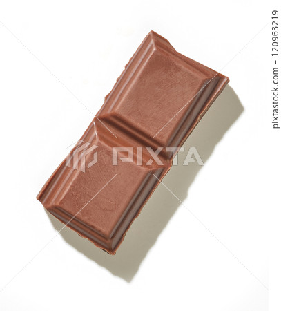piece of milk chocolate 120963219