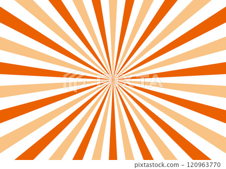 Concentrated lines orange background simple 120963770