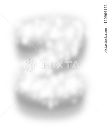 White Snow Alphabet Letter z Lowercase 120964151