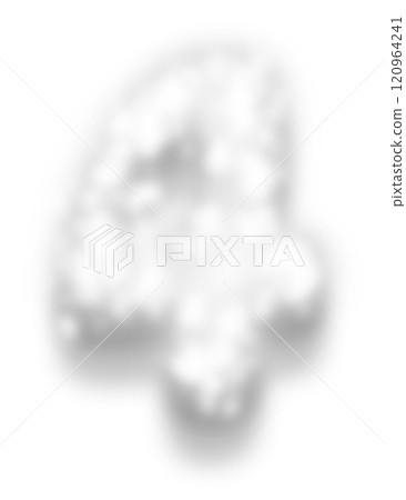 White Snow Alphabet Number 4 White Snow Alphabet Number 4 120964241