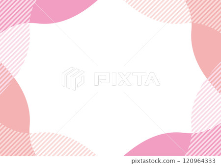 Abstract frame pink stripes Abstract frame pink stripes 120964333
