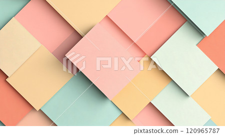 Pastel color geometric background Pastel color geometric background 120965787