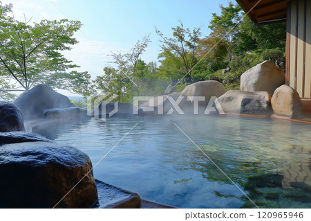 The appeal of Japanese open-air baths: A relaxing hot spring experience that blends with nature 6 AI-generated images The appeal of Japanese open-air baths: A relaxing hot spring experience that blends with nature 6 AI-generated images 120965946